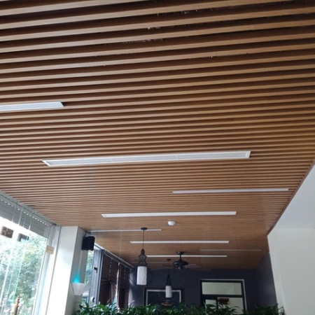 Trần Nhôm giả gỗ & Vân gỗ