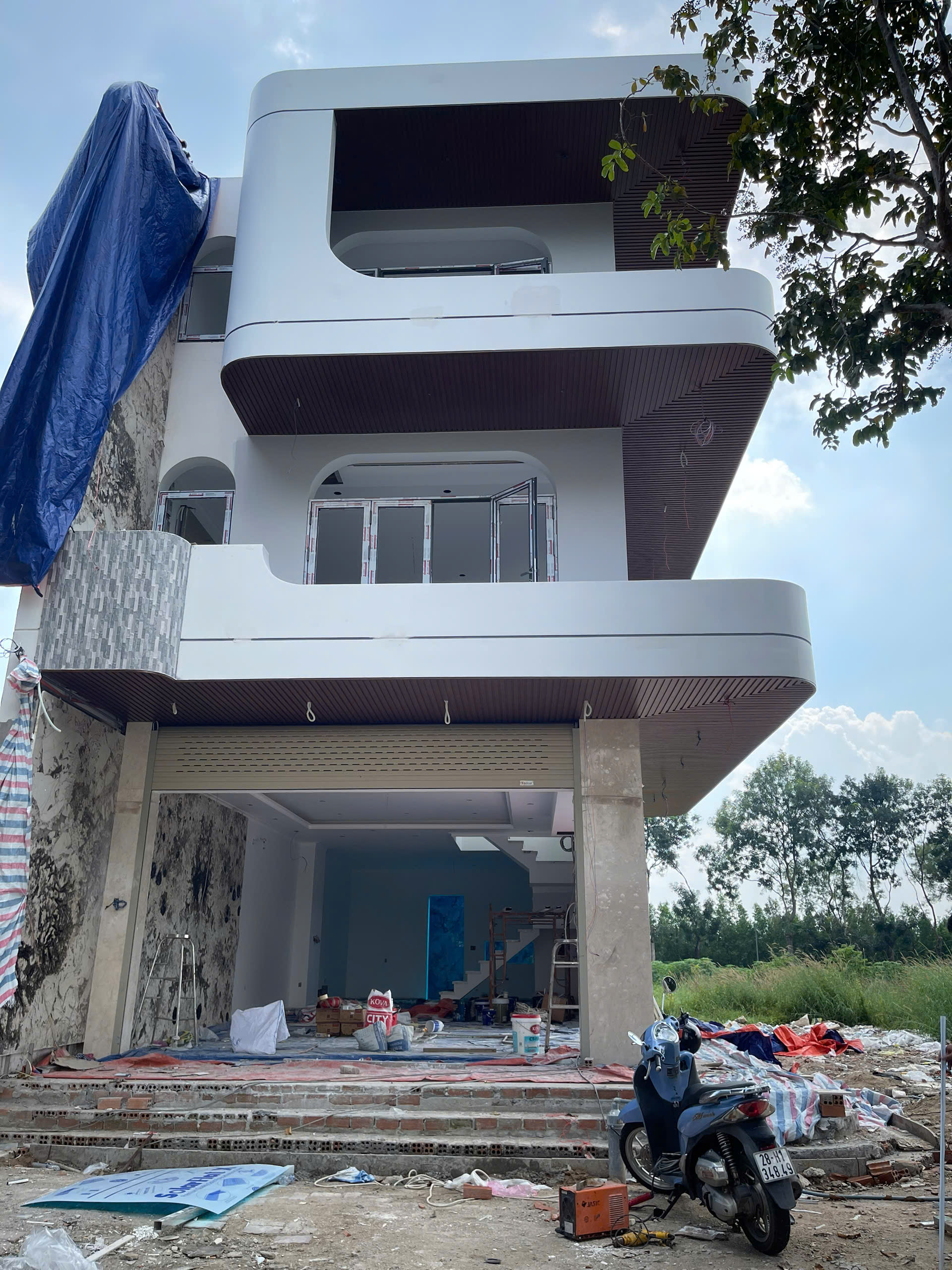 Công trình thi công nhà phố hiện đại tại Bình Dương - Gia Khang